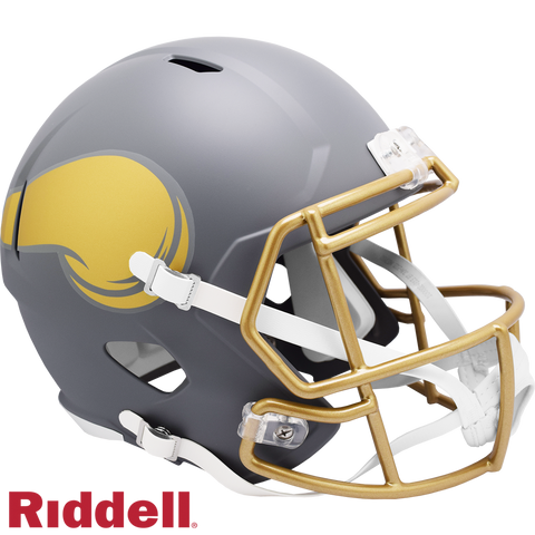 Minnesota Vikings Helmet Riddell Replica Full Size Speed Style Slate Alternate-0