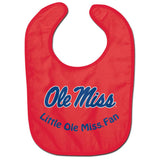 Mississippi Rebels Baby Bib - All Pro Little Fan - Team Fan Cave