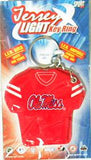 Mississippi Rebels Keychain - Jersey Keylight - Team Fan Cave