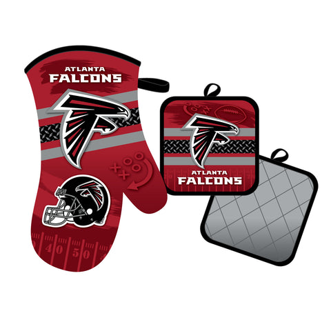 Atlanta Falcons Oven Mitt and Pot Holder Set-0