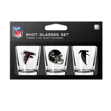 Atlanta Falcons Shot Glass Set 3 Pack-0