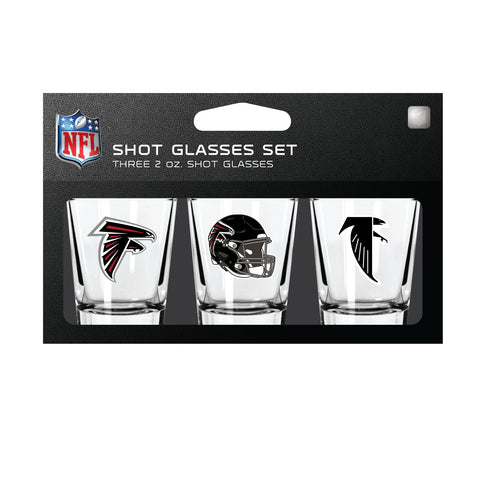 Atlanta Falcons Shot Glass Set 3 Pack-0
