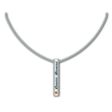 Denver Broncos Necklace Silver Bar-0