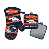 Denver Broncos Oven Mitt and Pot Holder Set-0
