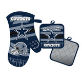 Dallas Cowboys Oven Mitt and Pot Holder Set-0