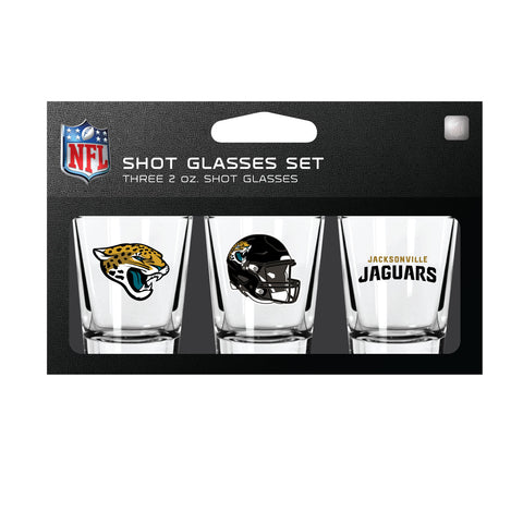 Jacksonville Jaguars Shot Glass Set 3 Pack-0