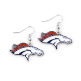 Denver Broncos Earrings Glitter Dazzle-0