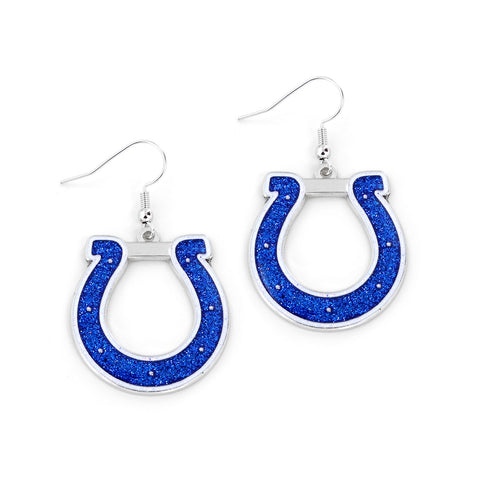 Indianapolis Colts Earrings Glitter Dazzle-0