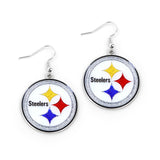 Pittsburgh Steelers Earrings Glitter Dazzle-0