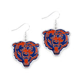 Chicago Bears Earrings Glitter Dazzle-0