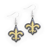 New Orleans Saints Earrings Glitter Dazzle-0