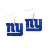 New York Giants Earrings Glitter Dazzle-0