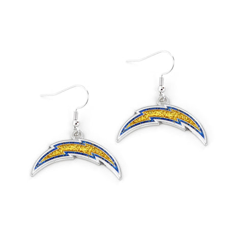 Los Angeles Chargers Earrings Glitter Dazzle-0