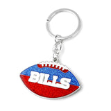 Buffalo Bills Keychain Football Glitter-0