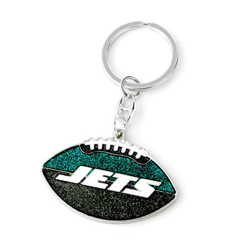 New York Jets Keychain Football Glitter-0