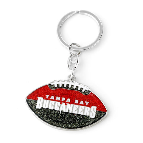 Tampa Bay Buccaneers Keychain Football Glitter-0