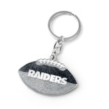 Las Vegas Raiders Keychain Football Glitter-0