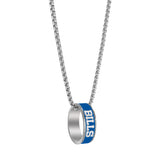 Buffalo Bills Necklace Fashion Ring Pendant Silver-0