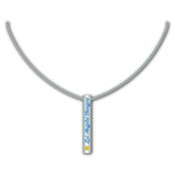 Los Angeles Chargers Necklace Silver Bar-0