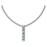 Las Vegas Raiders Necklace Silver Bar-0