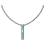 Miami Dolphins Necklace Silver Bar-0