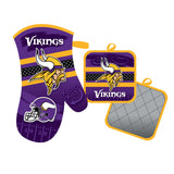 Minnesota Vikings Oven Mitt and Pot Holder Set-0