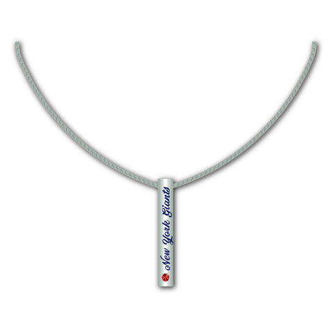 New York Giants Necklace Silver Bar-0