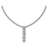 New York Jets Necklace Silver Bar-0