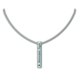 Philadelphia Eagles Necklace Silver Bar-0