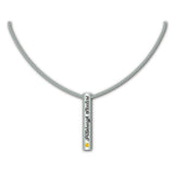 Pittsburgh Steelers Necklace Silver Bar-0