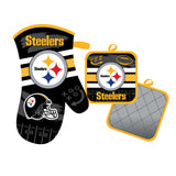 Pittsburgh Steelers Oven Mitt and Pot Holder Set-0
