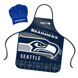 Seattle Seahawks Chef Hat and Apron Set-0