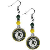 Oakland Athletics Earrings Dangle Style - Team Fan Cave