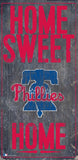 Philadelphia Phillies Sign Wood 6x12 Home Sweet Home Design - Team Fan Cave