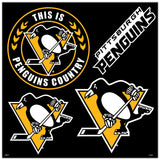 Pittsburgh Penguinis Magnet Kit 4 Piece - Team Fan Cave