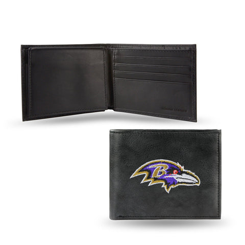 Baltimore Ravens Embroidered Leather Billfold-0