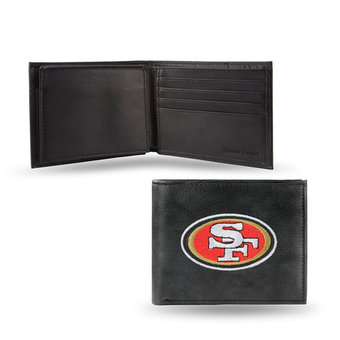 San Francisco 49ers Embroidered Leather Billfold - Special Order-0