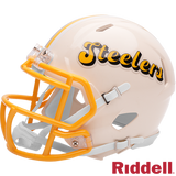 Pittsburgh Steelers Helmet Riddell Replica Mini Speed Style Retro Collection-2
