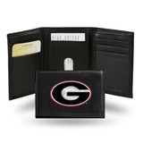 Georgia Bulldogs Wallet Trifold Leather Embroidered-0