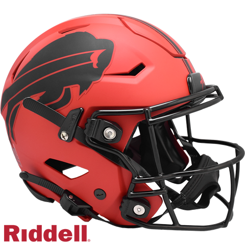 Buffalo Bills Helmet Riddell Authentic Full Size SpeedFlex Style Rave Alternate-0