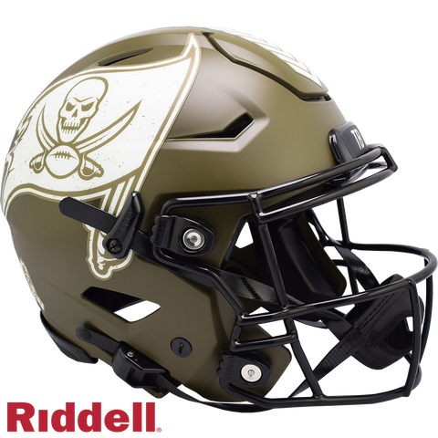 Tampa Bay Buccaneers Helmet Riddell Authentic Full Size SpeedFlex Style Salute To Service 2022-0