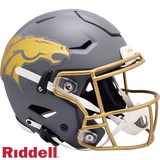 Denver Broncos Helmet Riddell Authentic Full Size SpeedFlex Style Slate Alternate-0