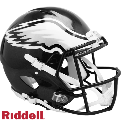 Philadelphia Eagles Helmet Riddell Authentic Full Size Speed Style On-Field Alternate-0