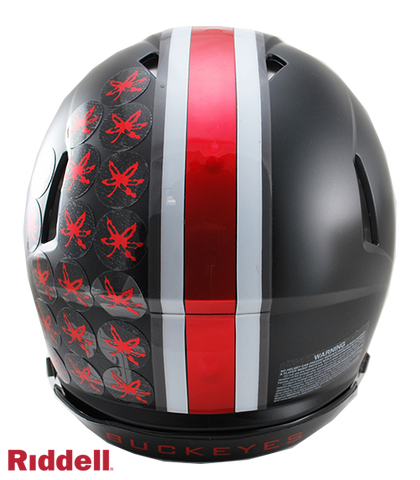 Ohio State Buckeyes Helmet Riddell Authentic Full Size Speed Style Black Alternate-0