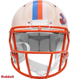 Denver Broncos Helmet Riddell Authentic Full Size Speed Style Retro Collection-0