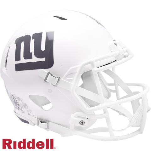 New York Giants Helmet Riddell Authentic Full Size Speed Style Salute To Service 2024-0