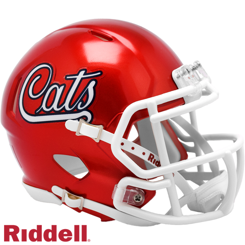 Arizona Wildcats Helmet Riddell Replica Mini Speed Style Cats Script-0