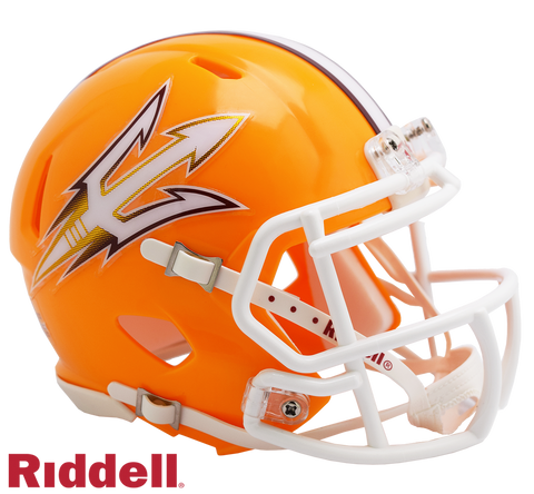Arizona State Sun Devils Helmet Riddell Replica Mini Speed Style Gold 2024-0