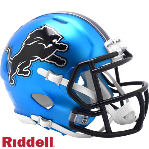 Detroit Lions Helmet Riddell Replica Mini Speed Style On-Field Alternate 2024-0