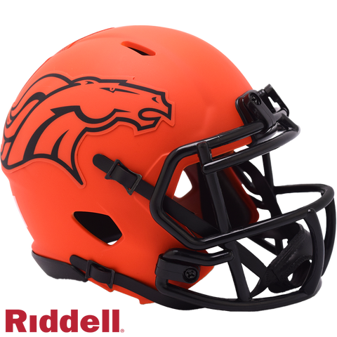 customize revo speed football helmet Denver Broncos Helmet Riddell Replica Mini Speed Style Rave Alternate – Team Fan Cave